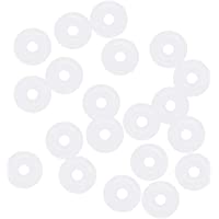 Los mejores  - sourcing map Juntas Tóricas Silicona- OD 4mm- 1mm Diámetro Interno 1-5mm- Anchura- Sello Junta Blanca 20Uds